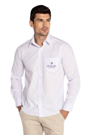Camisa social manga longa