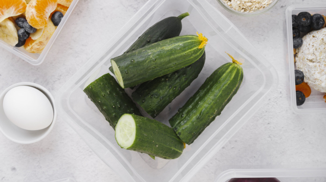 top-view-cucumber-vegetables