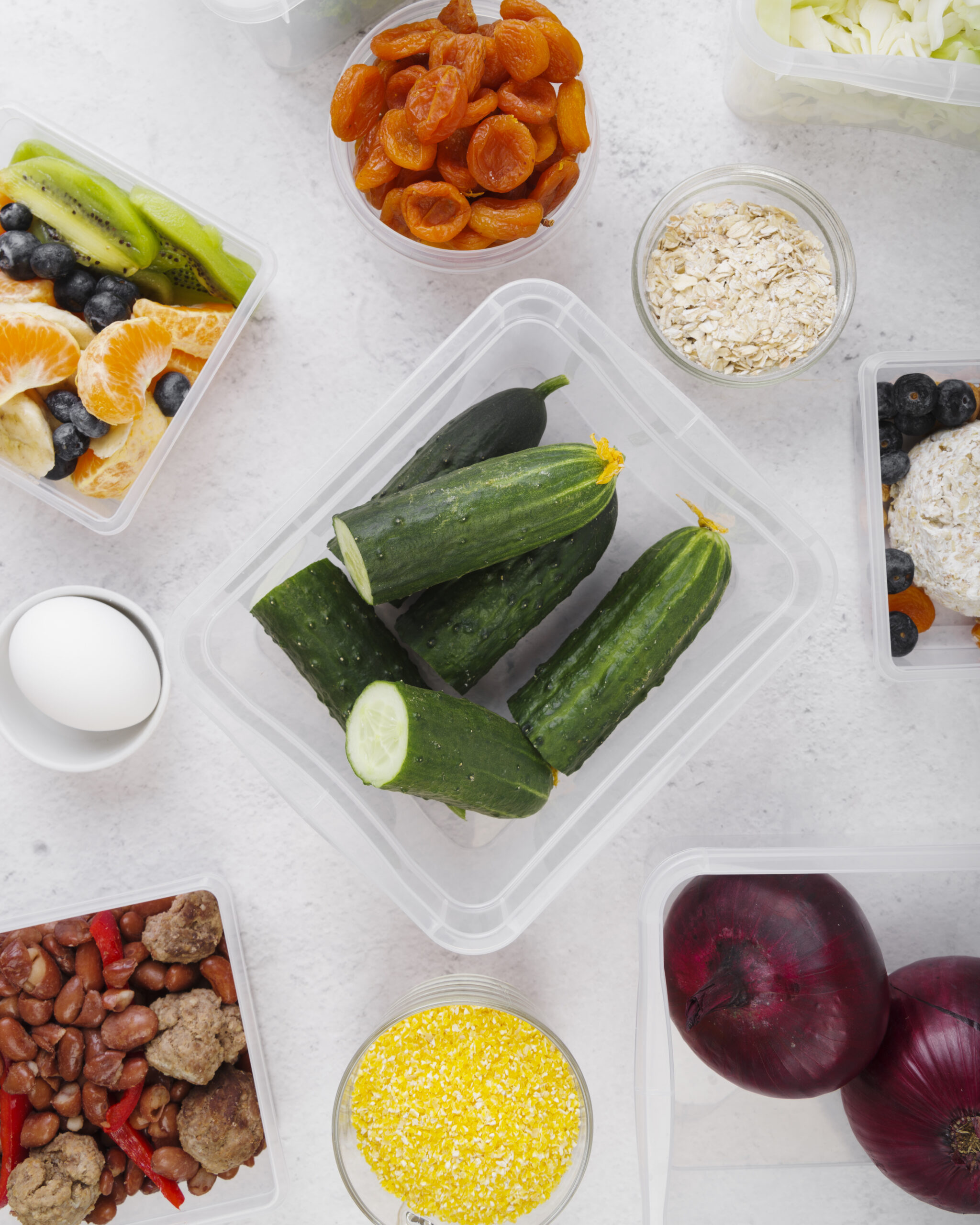 top-view-cucumber-vegetables