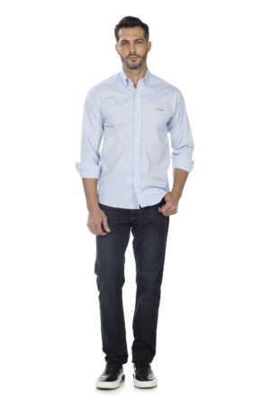 Calça jeans com elastano masculina